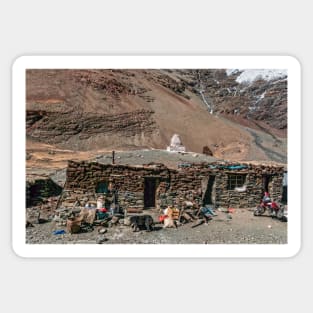 Kharola Pass, Tibet. Sticker